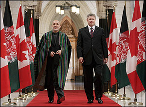 Kharzai, Harper in Ottawa, Sept. 22, 2006