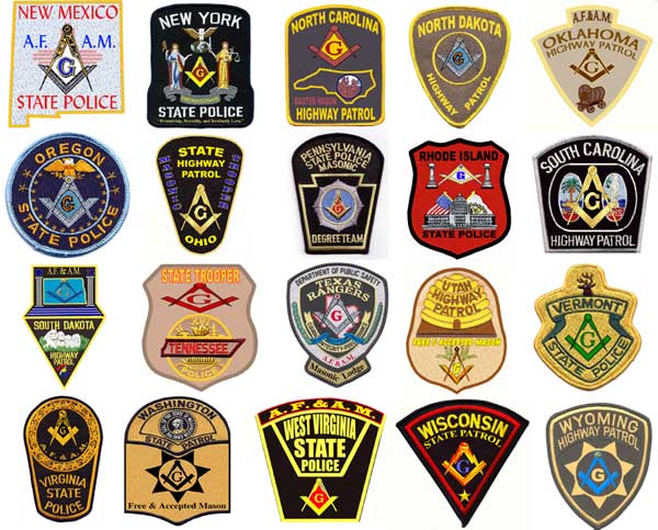 Masonic Police Patch